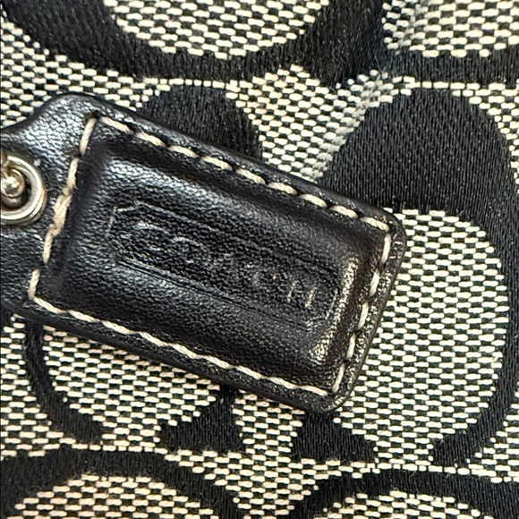 Coach Black and Cream Wristlet Clutch - Picture 5 of 5
